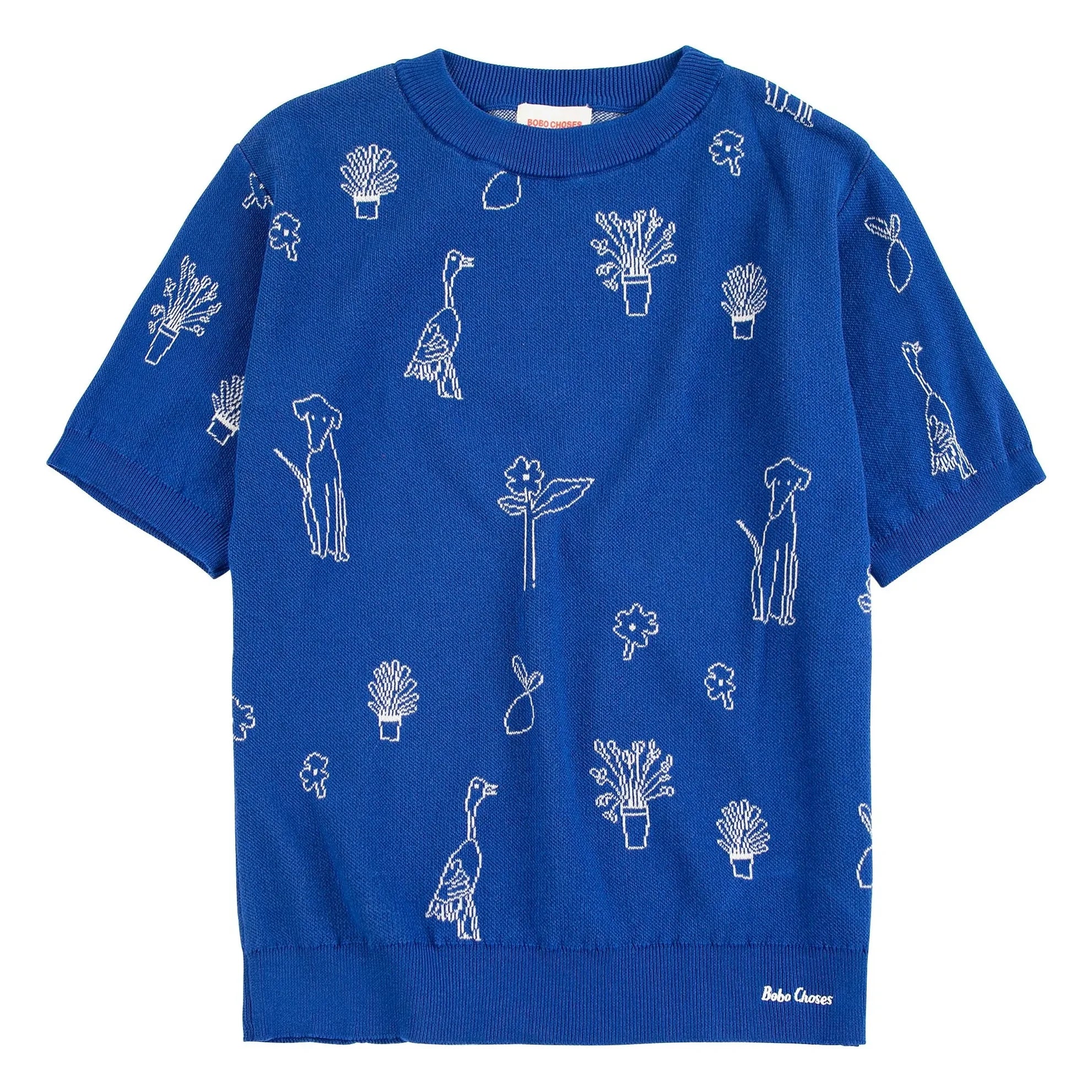 Bobo Choses - Jersey de algodón orgánico Summer Trip | Azul