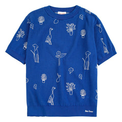 Bobo Choses - Jersey de algodón orgánico Summer Trip | Azul