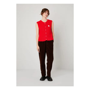 American Vintage - Cárdigan East Laine | Rojo