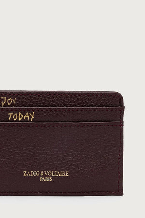 Funda de cartera de cuero para mujer