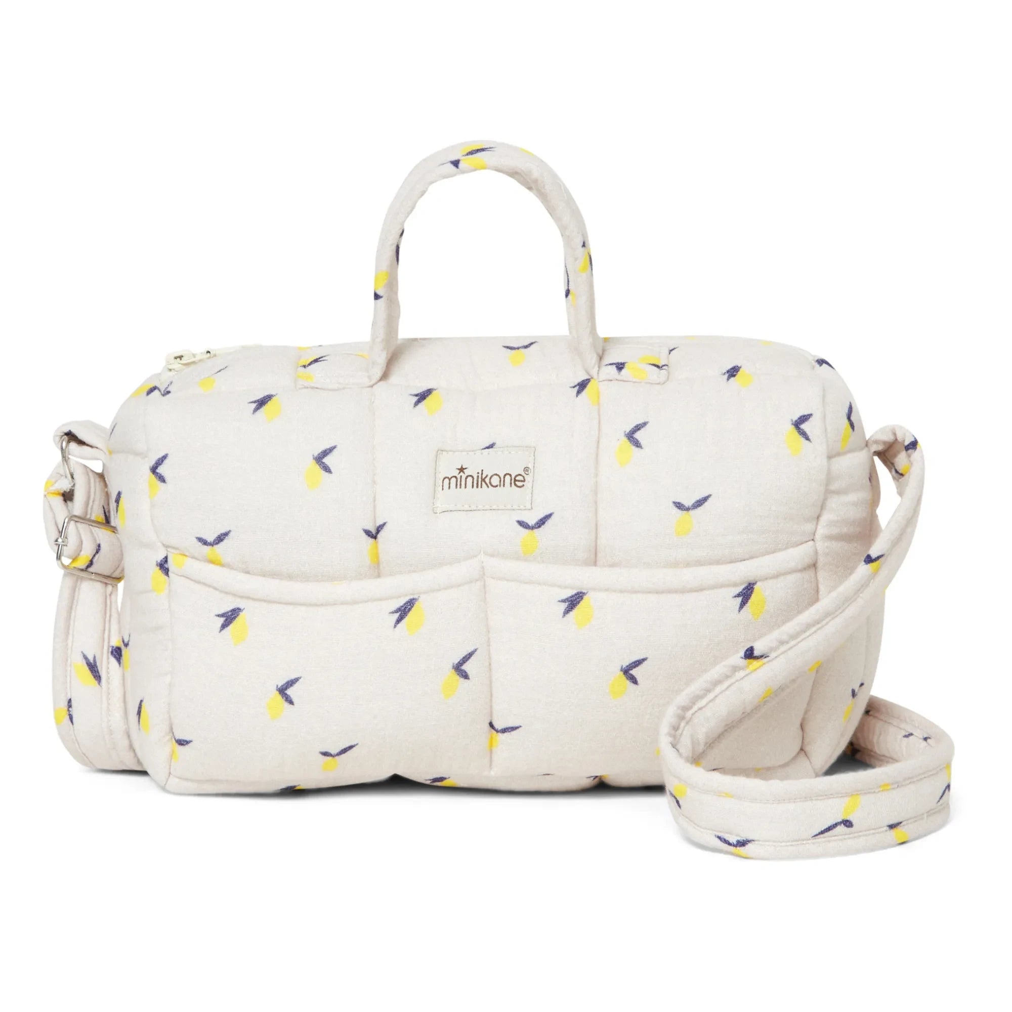 Minikane - Bolsa Cambiador de Color Limón para Muñecos con Orejas de Conejo