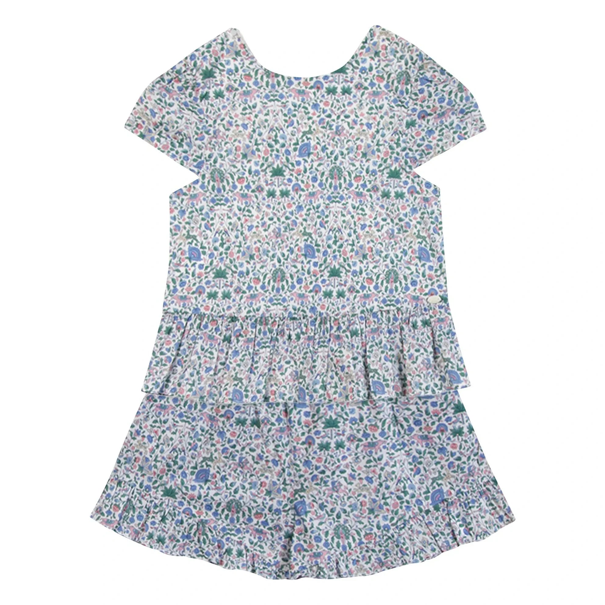 Tartine et Chocolat - Conjunto de blusa y pantalón corto Liberty | Blanco
