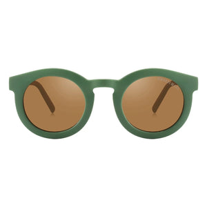 Grech & Co - Gafas de sol polarizadas de fibra natural clásicas | Caqui