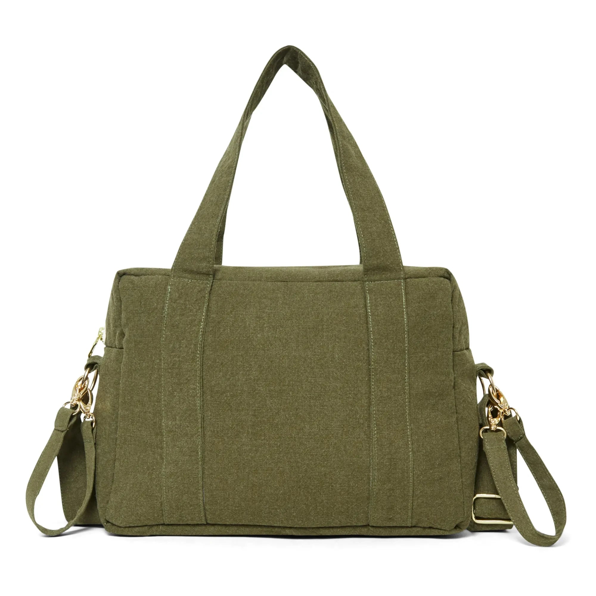 rivedroite - Bolso Maternal Mini Darcy de Algodón Reciclado | Caqui