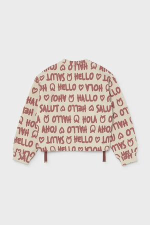 Sudadera infantil de algodón Mayoral