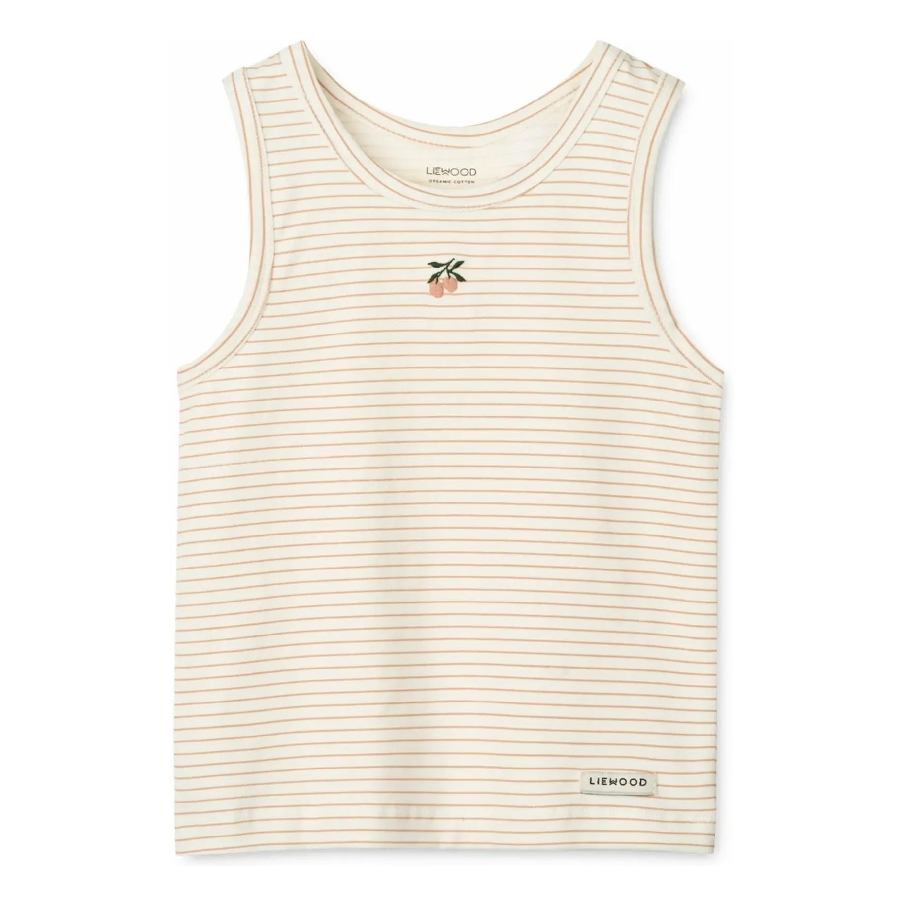 Liewood - Conjunto de 2 camisetas de tirantes de algodón orgánico Faris | Beige