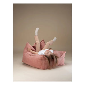 Wigiwama - Sillón de terciopelo | Rosa