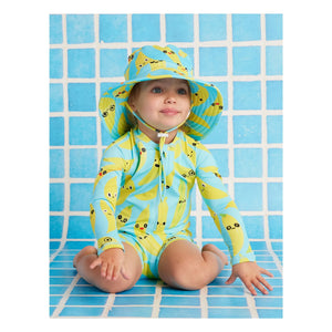 Halcyon Nights - Gorro Banana de Fibras Recicladas | Turquesa