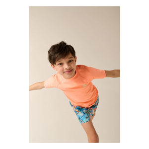 Tumble N'Dry - Piaui Camiseta de Baño con Fibras Recicladas y Protección UV | Naranja