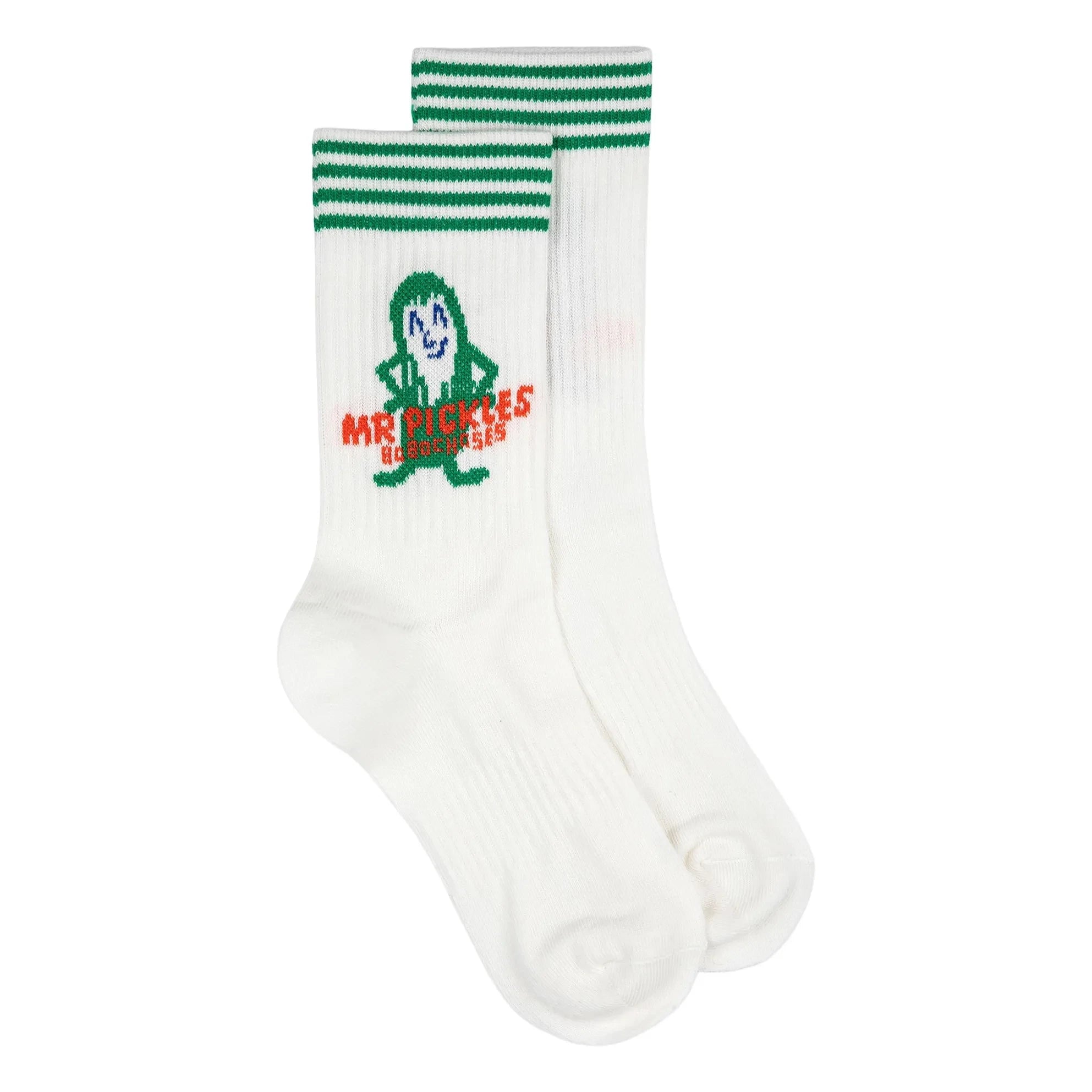 Bobo Choses - Calcetines de Algodón Orgánico Mr. Pickles | Blanco
