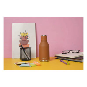 Asobu - Botella de agua de acero inoxidable Renard | Marrón