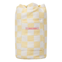 Minimochila Jera - Confeccionada en tela de rizo | Amarillo pálido