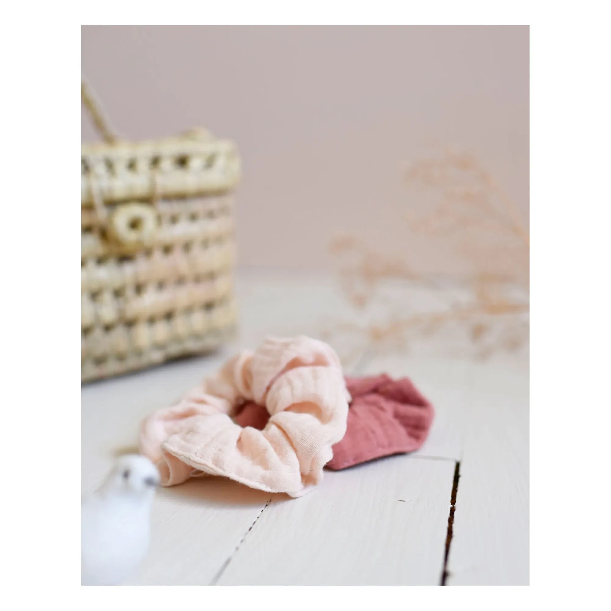 Bachca - Goma Elástica de Gasa de Algodón - Set de 2 | Rosa