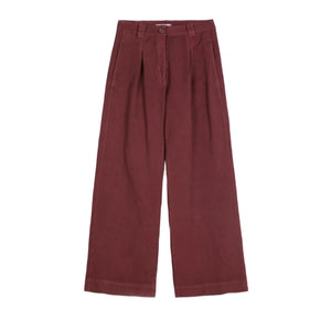 Bobo Choses - Pantalón Ancho de Algodón | Marrón Oscuro