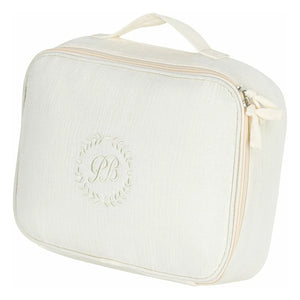 Petit Bateau - Set de regalo de muselina de algodón para bebé | Blanco