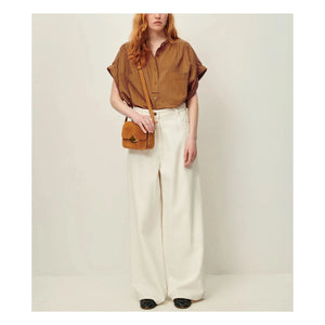 Sessùn - Blusa de rayas Camille | Marrón