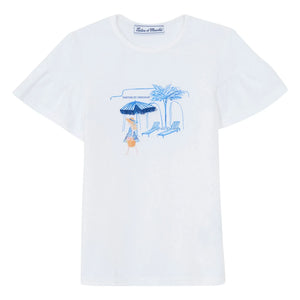 Tartine et Chocolat - Camiseta de playa | Azul