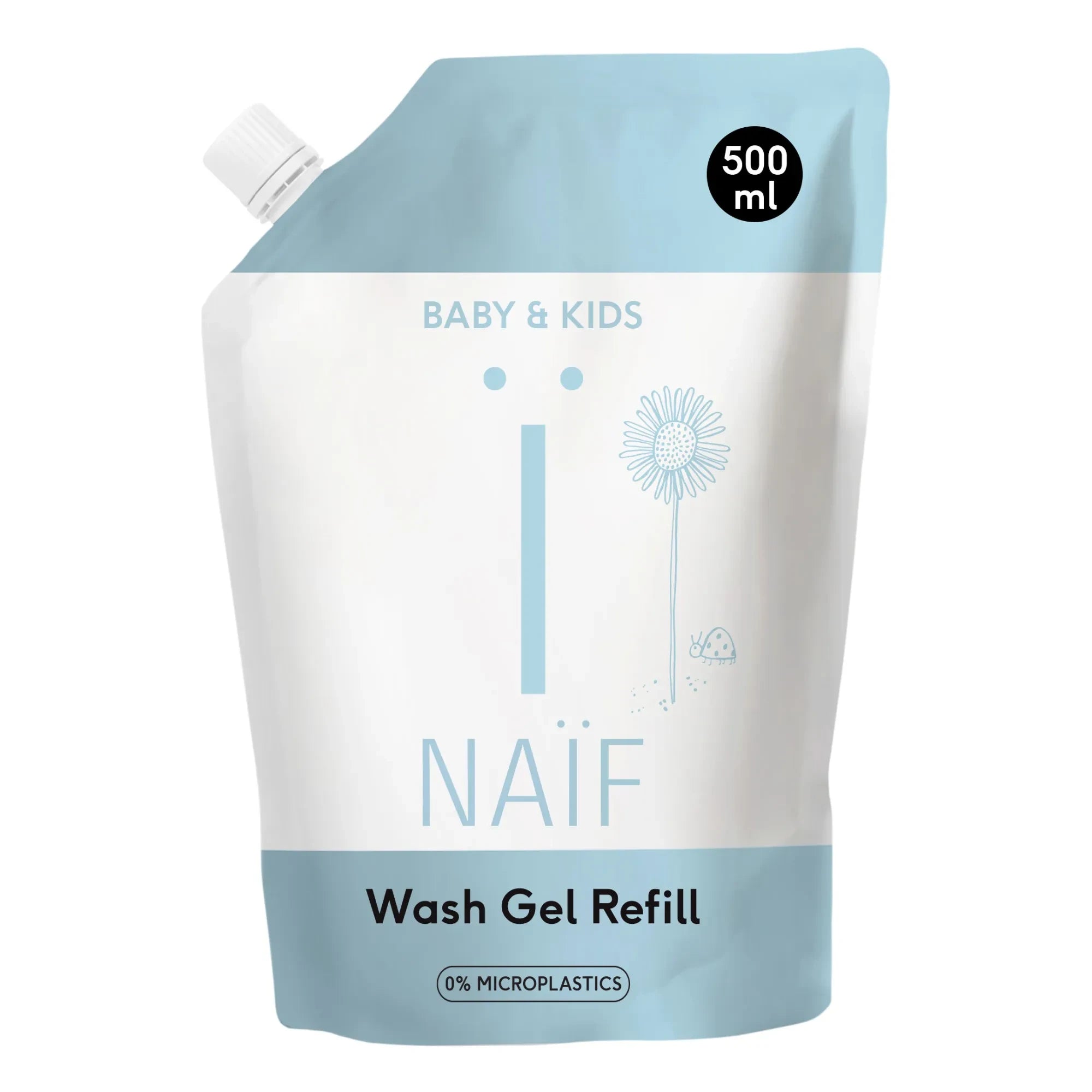 Naïf Natural Skincare - Recambio de gel de ducha - 500 ml