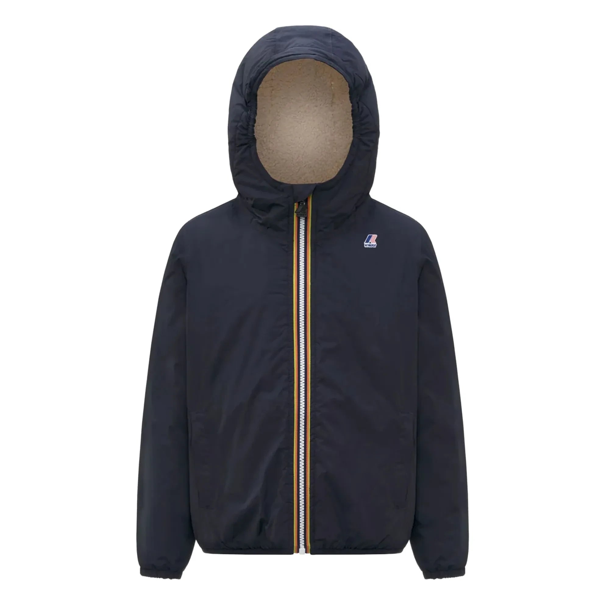 K-way - Le Vrai 4.0 Claude Orsetto chaqueta impermeable forrada | Azul Marino