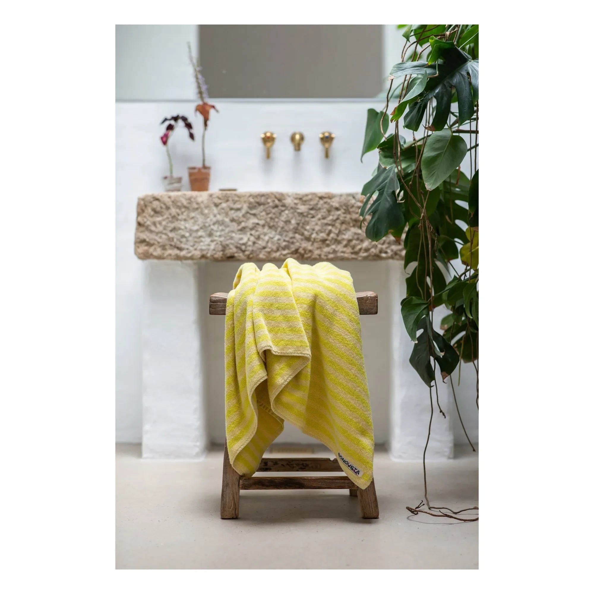 Bongusta - Toalla de baño Naram | Amarillo