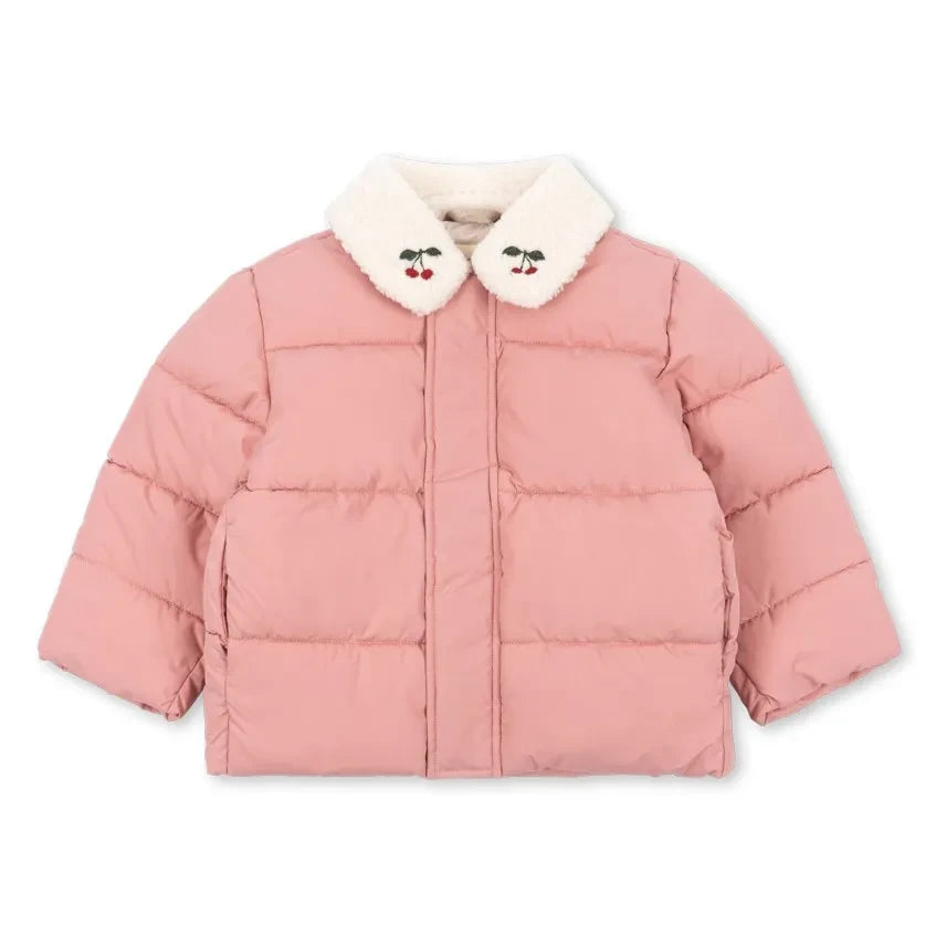 Konges Sløjd - Chaqueta acolchada con cuello tipo sherpa Alpi Cerises | Rosa