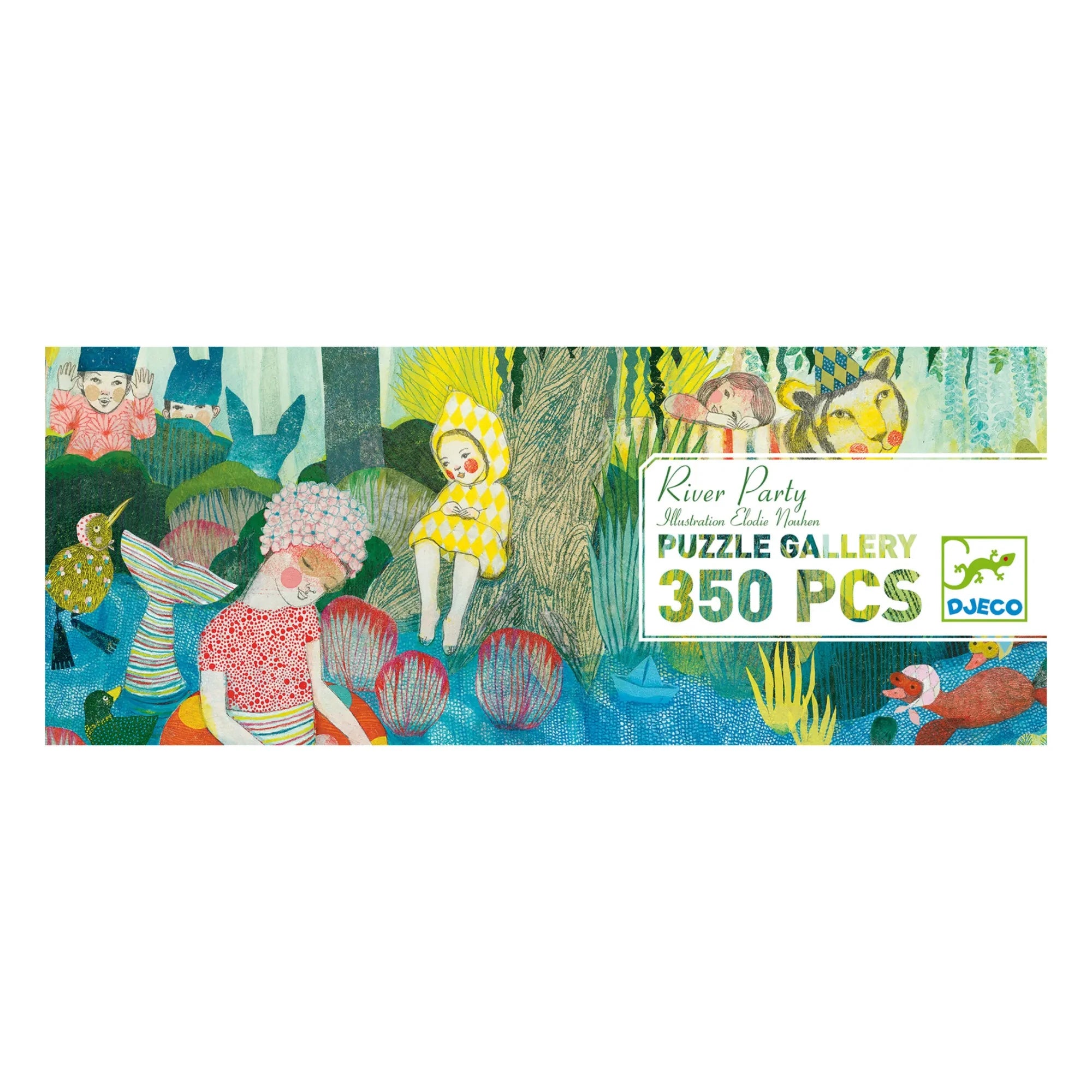 Djeco - Puzle de piezas de río - 350 piezas