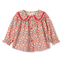 Flöss - Blusa Estampada Floral Ruby | Rosa