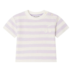 Bonpoint - Camiseta de rayas Cereza Cai | Crudo