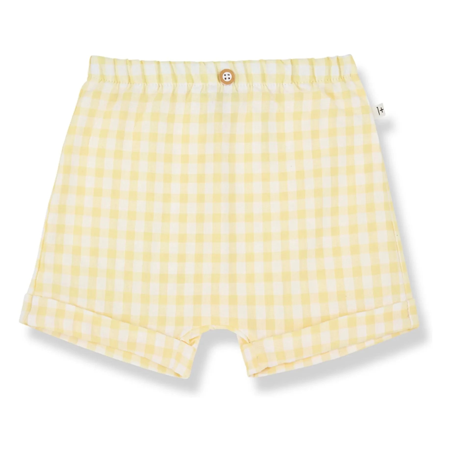 1+ in the family - Bermuda Tinos Vichy Seersucker | Amarillo pálido