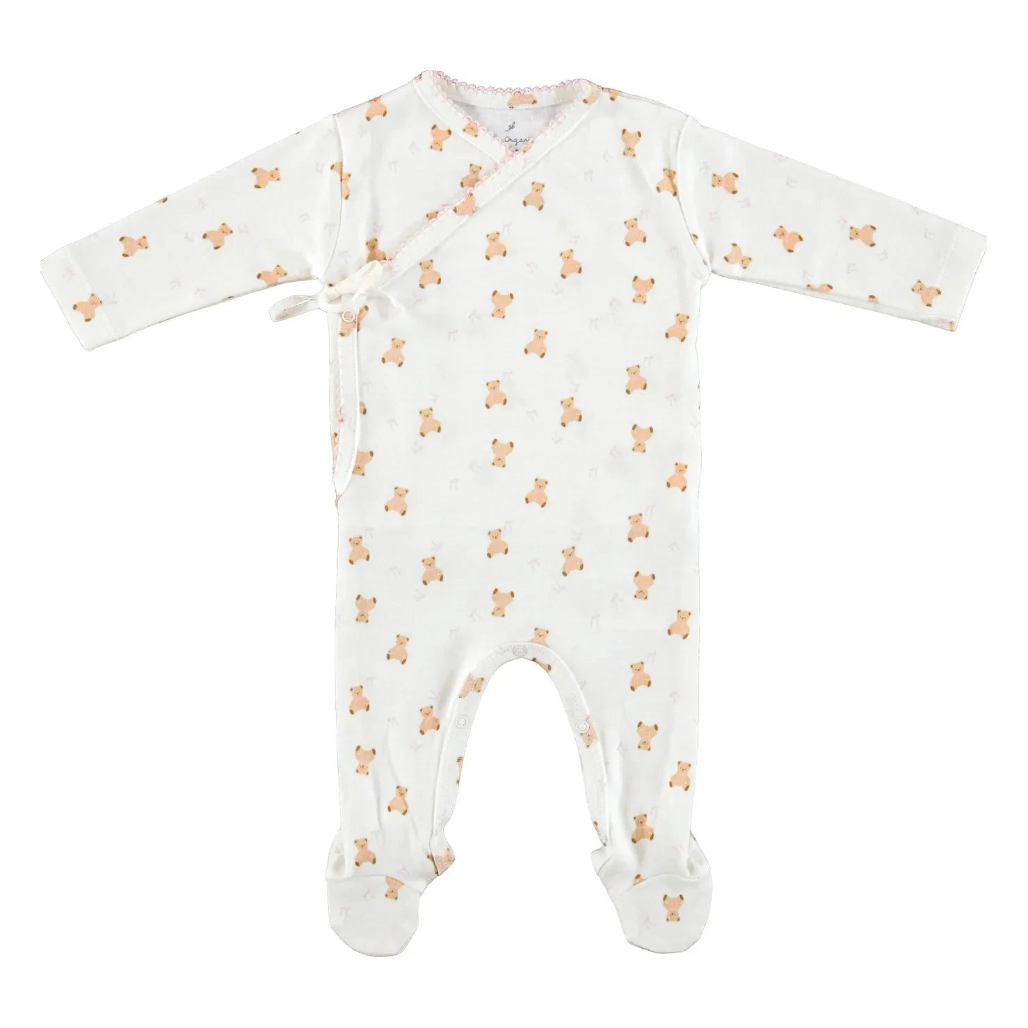 Bebe Organic - Pijama Teddy de algodón orgánico | Rosa