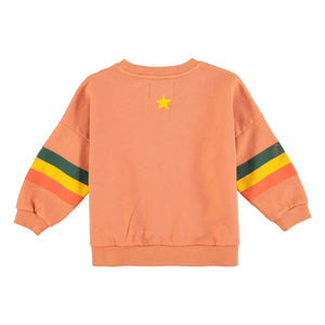 Piupiuchick - Sudadera de algodón orgánico Etoile | Coral