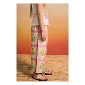 Maison Mangostan - Top lencero Oiseau | Blanco
