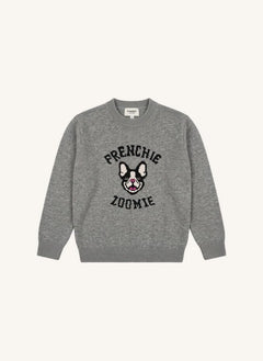 Finger in the nose - Sally Frenchie Suéter de Lana Merina | Gris Melange