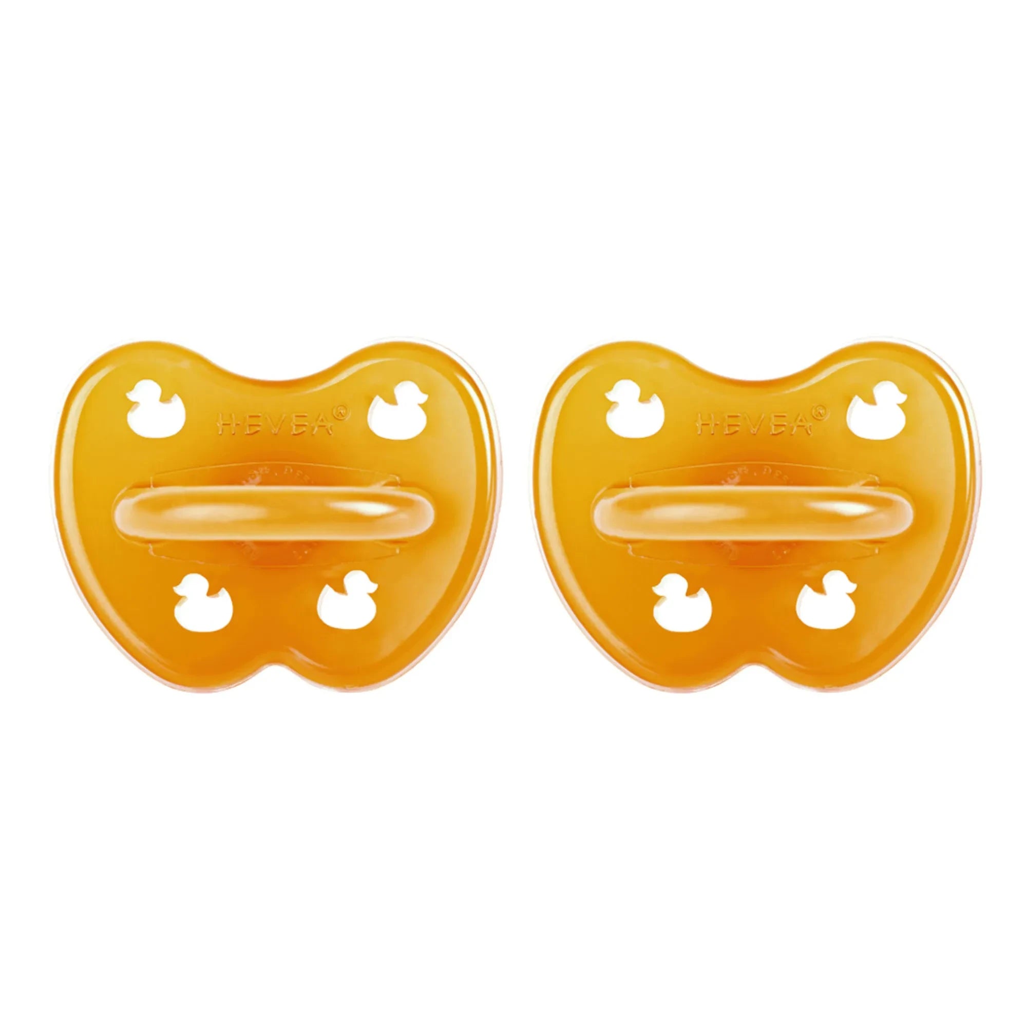Hevea - Chupetes simétricos de caucho natural - Juego de 2