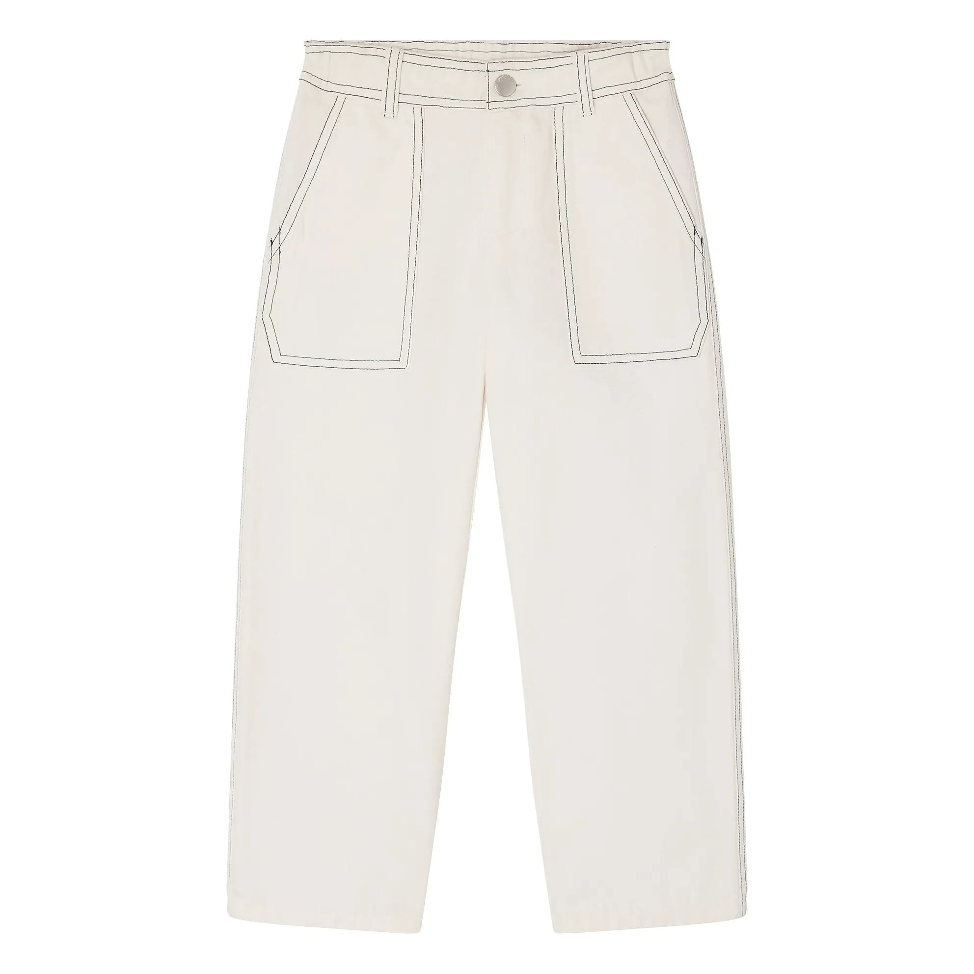 Bonpoint - Pantalón Eldor de algodón orgánico | Crudo