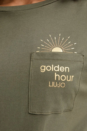Camiseta de algodón Liu Jo para mujer