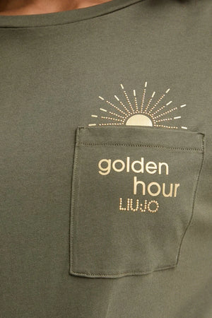 Camiseta de algodón Liu Jo para mujer