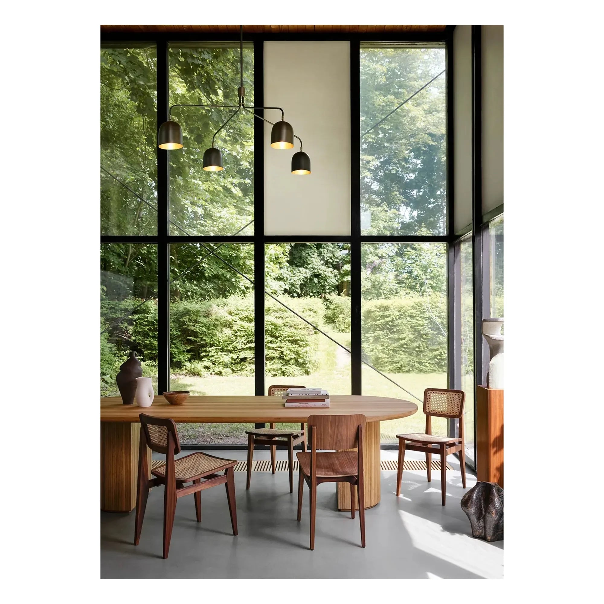 Gubi - Silla C, Marcel Gascoin | Nogal