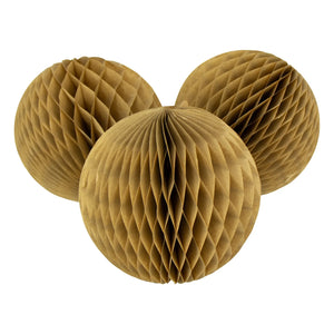 Paper Dreams - Bolas Decorativas de Papel FSC - Set de 3 | Avellana