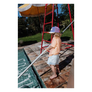 Hello Hossy - Camionero Mini Gorra de Algodón Orgánico con Visera Curva | Morado