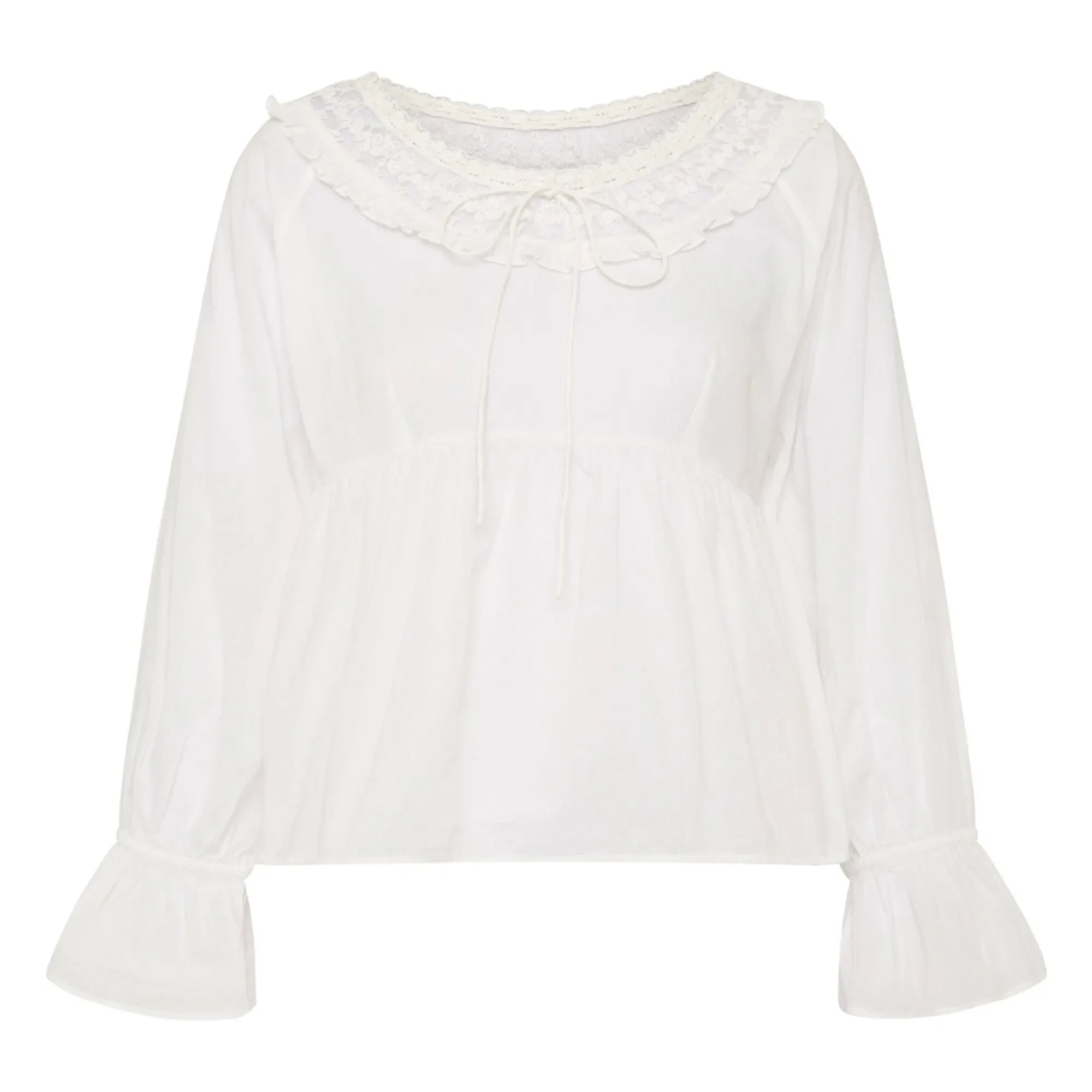 Posse - Blusa de algodón Danielle | Blanco