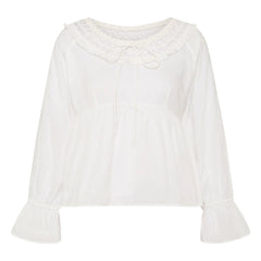 Posse - Blusa de algodón Danielle | Blanco