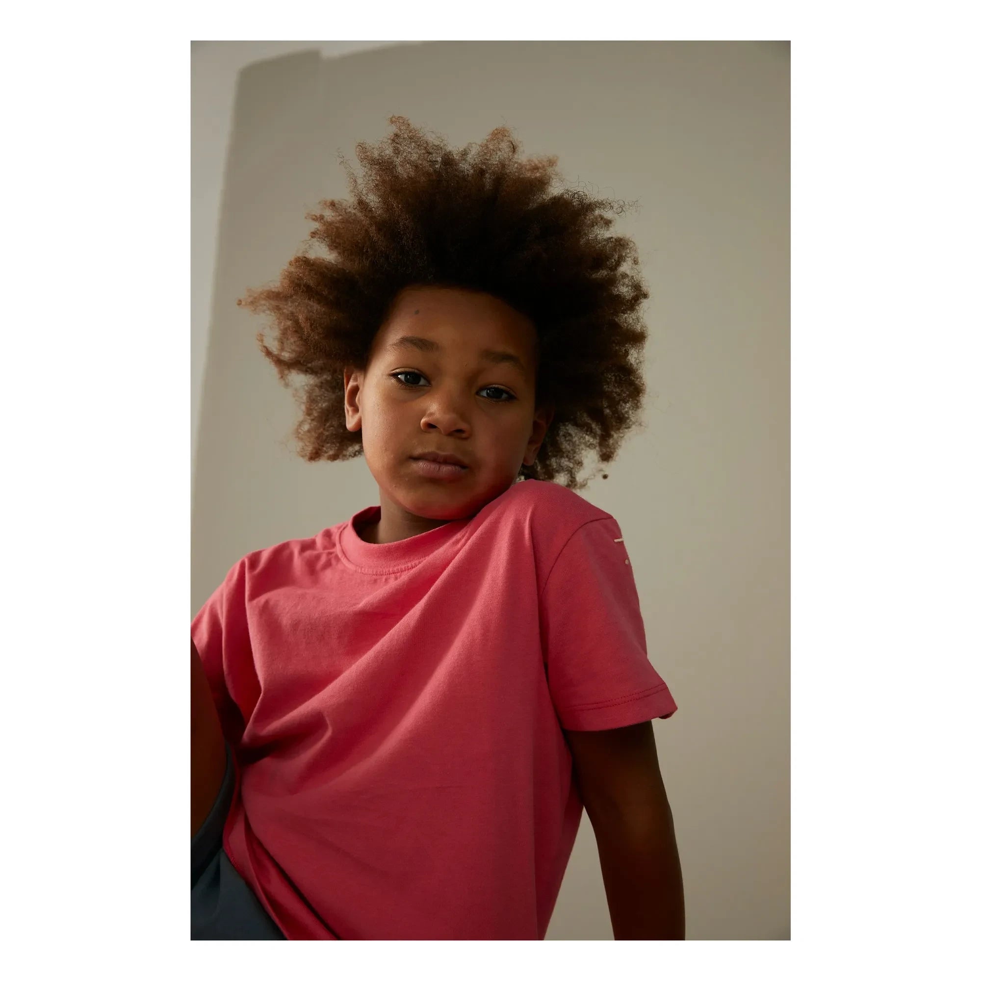 Gray Label - Sudadera de manga corta de algodón orgánico | Fucsia