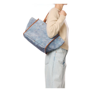 Jérôme Dreyfuss - Bolso de terciopelo Léon M | Azul pálido