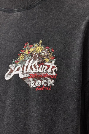 AllSaints Camiseta Oversize de Algodón para Hombre ROQUE