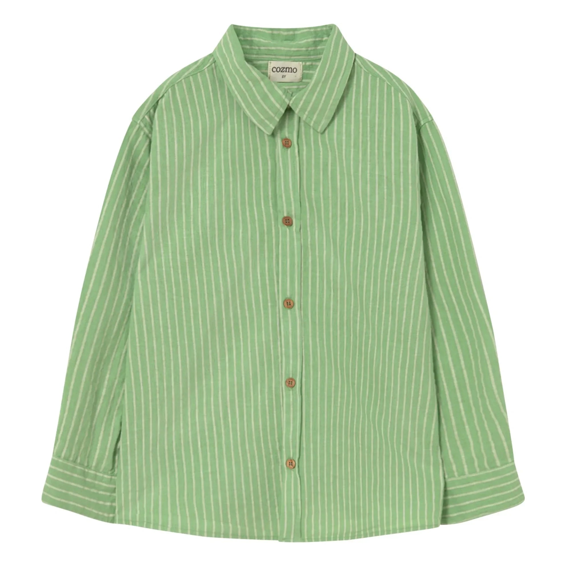 Cozmo - Camisa Rayas Eric | Verde Prado