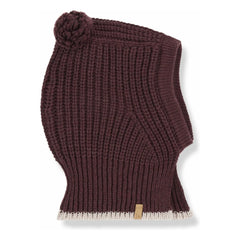 1+ in the family - Ebbe Merino yün balaklava | Bordo