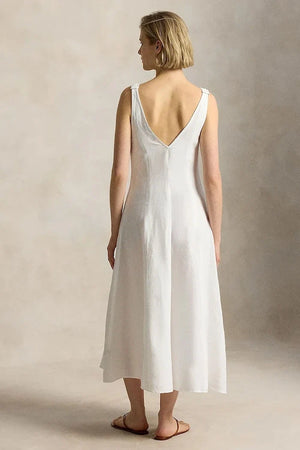 Vestido de lino de verano Polo Ralph Lauren