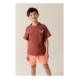 Tumble N'Dry - Camiseta oversize de algodón reciclado Port Douglas | Óxido