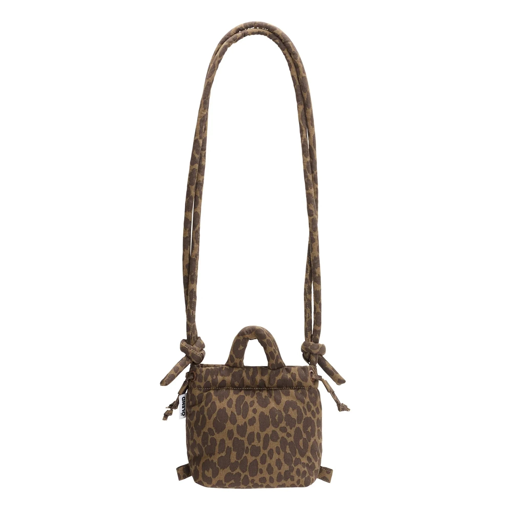 Olend - Micro Ona Bolso suave de leopardo | Marrón